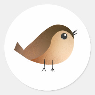 Adesivo Camiseta de desenho animado do passarinho Sparrow