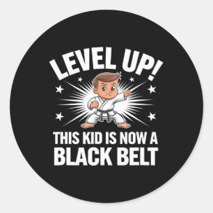 Adesivo Camiseta de designação de cinto preto de uniforme 