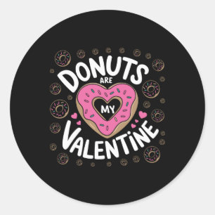 Adesivo Camiseta de Donut do Dia dos Namorados Coração Doc