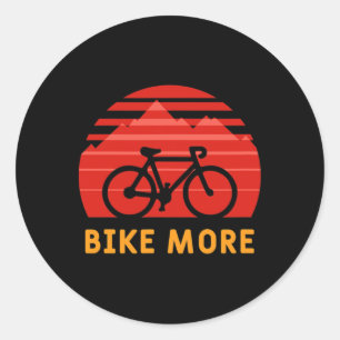 Adesivo Camiseta de Fã de Ciclismo e Bicicleta Mais Bicicl