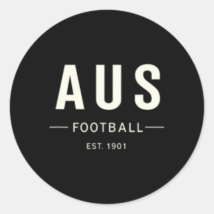 Adesivo Camiseta de Fã de Futebol da Austrália Fundada em 