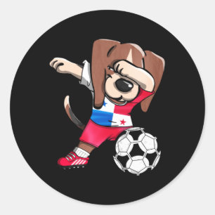 Adesivo Camiseta de Fãs de Futebol do Panamá Beagle Dabbin