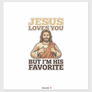 Adesivo Camiseta De Fé Vintage Engraçada Jesus Te Ama Desi
