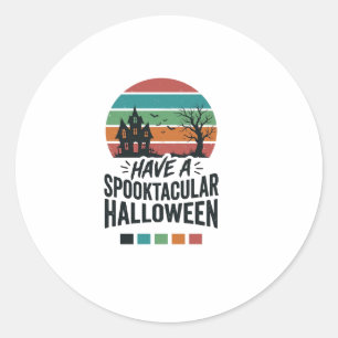 Adesivo Camiseta de Gravura Vintage de Halloween Espetacul