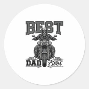 Adesivo Camiseta de Gravura Vintage de Motoqueiro Melhor P