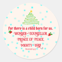 Adesivo Camiseta de leitura da Bíblia de Natal