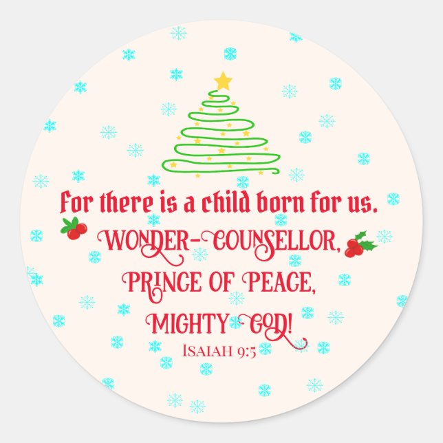 Adesivo Camiseta de leitura da Bíblia de Natal (Frente)