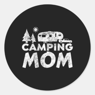 Adesivo Camiseta de Mãe que Acampa 5ª Roda Acampamento Pre