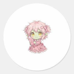 Adesivo Camiseta de Menina Ghoul Feral Pastel Fofa - Kawai
