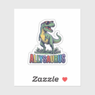 Adesivo Camiseta de óculos de sol de dinossauro Allysaurus