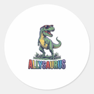 Adesivo Camiseta de óculos de sol de dinossauro Allysaurus