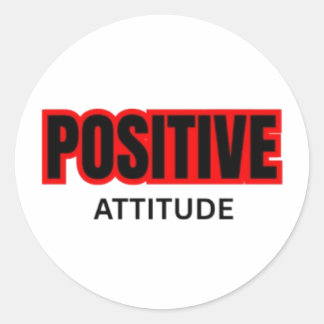 Adesivo Camiseta de Tipografia Motivacional Atitude Positi