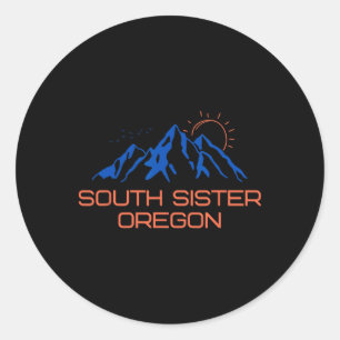 Adesivo Camiseta de trekking South Sister Oregon para esca