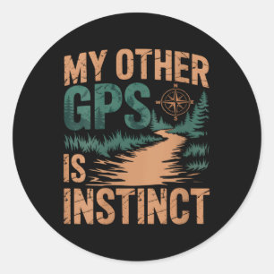 Adesivo Camiseta decote V engraçado de Geocaching para Mul