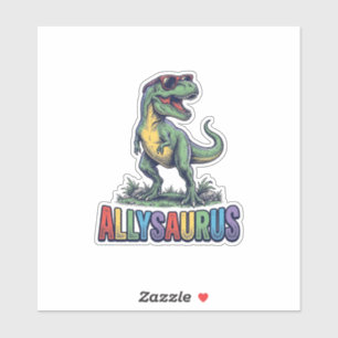 Adesivo Camiseta Desenho Óculos de Sol Dinossauro Vintage