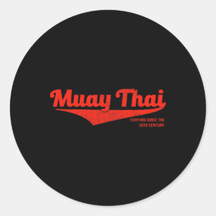 Adesivo Camiseta Distressed Muay Thai Kickboxing, Mma Bjj,
