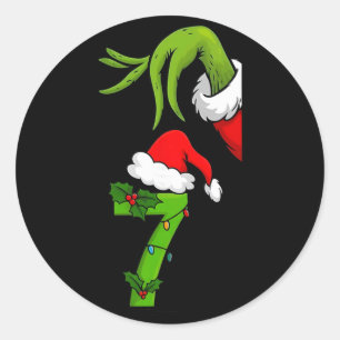 Adesivo Camiseta Diversão Número 7 Natal 67 Seis Sete Meme