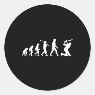Adesivo Camiseta Divertida da Evolução do Críquete Para Jo