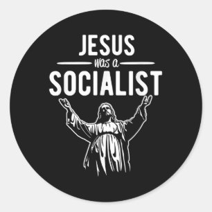 Adesivo Camiseta Divertida Jesus Era Um Socialista Jesus R