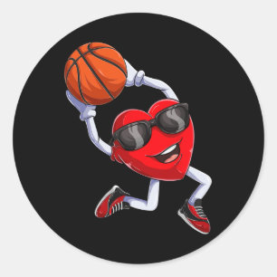 Adesivo Camiseta do Coração de Dunking Sketll