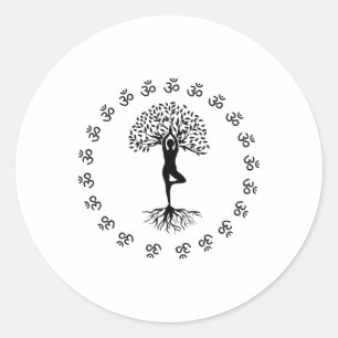 Adesivo Camiseta do Dia Internacional do Yoga Om Meditação