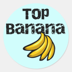 Adesivo Camiseta e presentes da banana superior