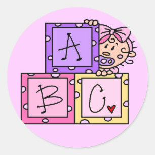 Adesivo Camiseta e presentes de ABC do bebê