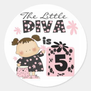 Adesivo Camiseta e presentes do aniversário da diva