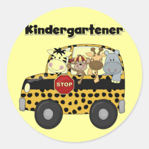 Adesivo Camiseta e presentes do Kindergartener do auto