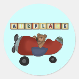 Adesivo Camiseta e presentes do piloto do urso de ursinho