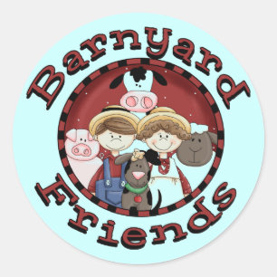 Adesivo Camiseta e presentes dos amigos do Barnyard