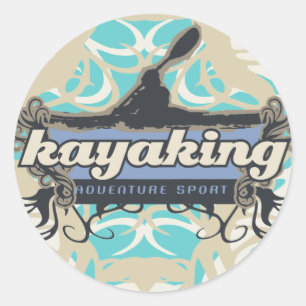 Adesivo Camiseta e presentes Kayaking do esporte da