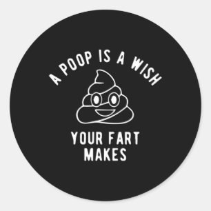 Adesivo Camiseta Emoji de Cocô - Um Cocô é um Desejo que o
