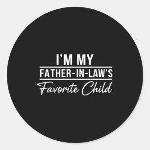 Adesivo Camiseta Engraçada de Genro Sou o Filho Favorito d