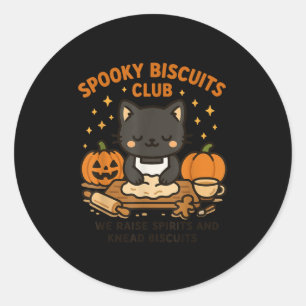 Adesivo Camiseta engraçada de Halloween para clube de gato