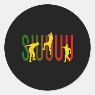 Adesivo Camiseta engraçada para fãs de futebol Siuuuu para