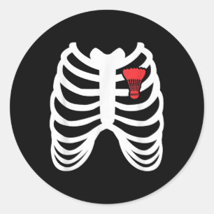 Adesivo Camiseta engraçada para jogador de badminton com c