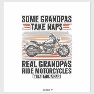 Adesivo Camiseta Engravada Vintage de Motoqueiro Avô Engra