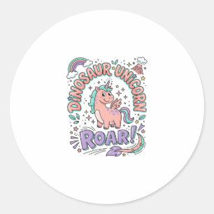 Adesivo Camiseta Estilo Retro Unicórnio Dinossauro Unicórn