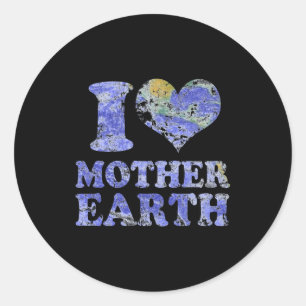 Adesivo Camiseta Eu Amo a Mãe Terra