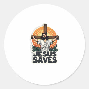 Adesivo Camiseta Fé com Gravação Vintage Jesus Salva (1)
