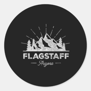Adesivo Camiseta Flagstaff Arizona Az Vintage Caminhada Re