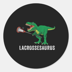 Adesivo Camiseta Funny T Rex Lacrosse Dinossauro Lax Menin