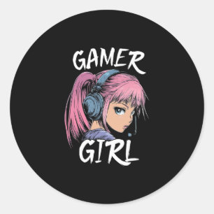 Adesivo Camiseta Gamer Girl Para Garotas Adolescentes Mulh