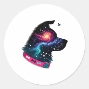 Adesivo Camiseta Gráfica Cachorro Galáctico