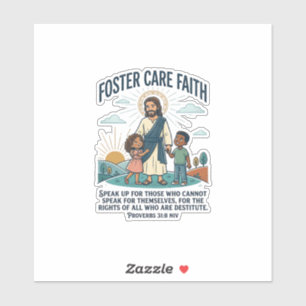 Adesivo Camiseta Gráfica de Adoção e Acolhimento Jesus Cri