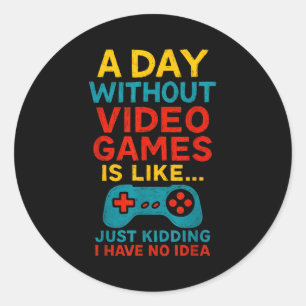 Adesivo Camiseta Gráfica de Camisa Engraçada de Gamer para