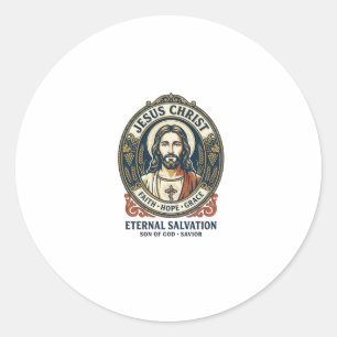 Adesivo Camiseta Gráfica de Jesus Barbeiro Homens Christia