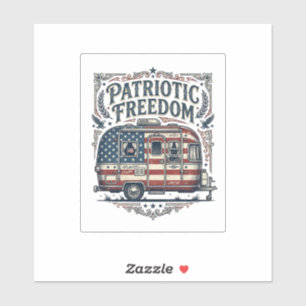 Adesivo Camiseta Gráfica Vetorial Patriota de RV