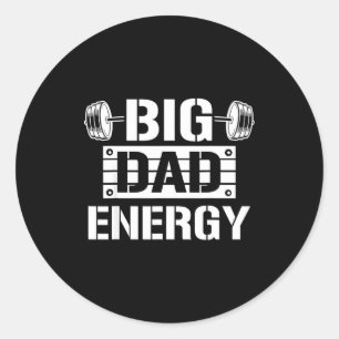Adesivo Camiseta Grande Energia Pai Piada Dia dos Pais Tre